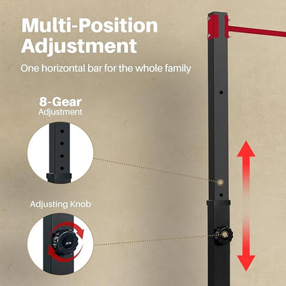 Pull Up Station, Bongkim Power Tower Portable Pullup Bar Station, Pull Up Bar for Home Gym, Pull Up