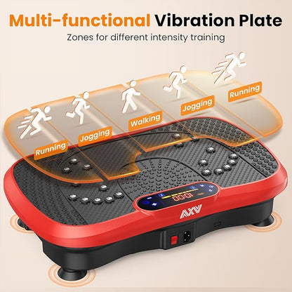 AXV Vibration Plate Fitness Platform Exercise Machine Vibrating Shaking Full Body Shaker Workout