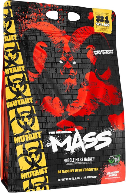 Mutant Mass Weight Gainer Protein Powder with Whey, and Casein Protein Blend for High-Calorie