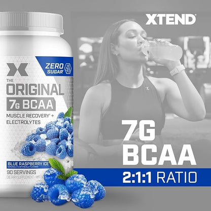 Xtend XTEND Original BCAA Powder 7g BCAA and 2.5g L-Glutamine, Sugar Free Post Workout Muscle