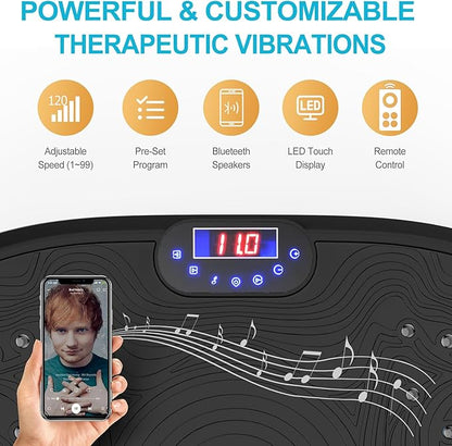 AXV Vibration Plate Exercise Machine Whole Body Workout Power Vibrate Fitness Platform Vibrating