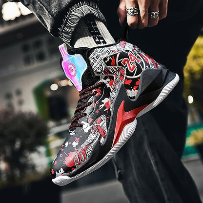 Boys Basketball Shoes Breathable Indoor Athletic Shoes Youth Outdoor Fashion Sneakers Comfortable
