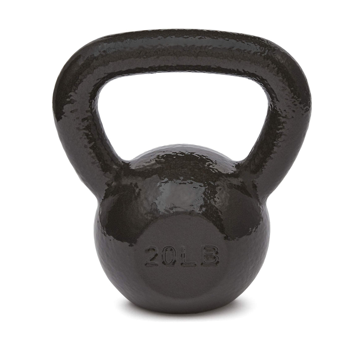 Amazon Basics Cast Iron Kettlebell for Strength Training Exercise, 20 Pounds, Black