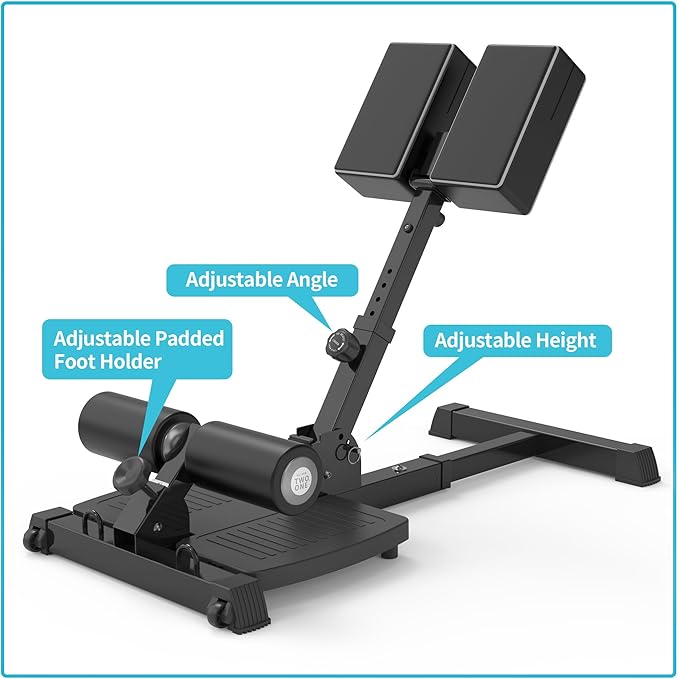 leikefitness Sissy Squat Machine, Deluxe Multi-Function Deep Sissy Squat Bench Workout Station, Leg