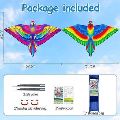YongnKids Kite for Kids Age 4-8 8-12, Large Kites for Boys Adults Easy to Fly & Assemble, with