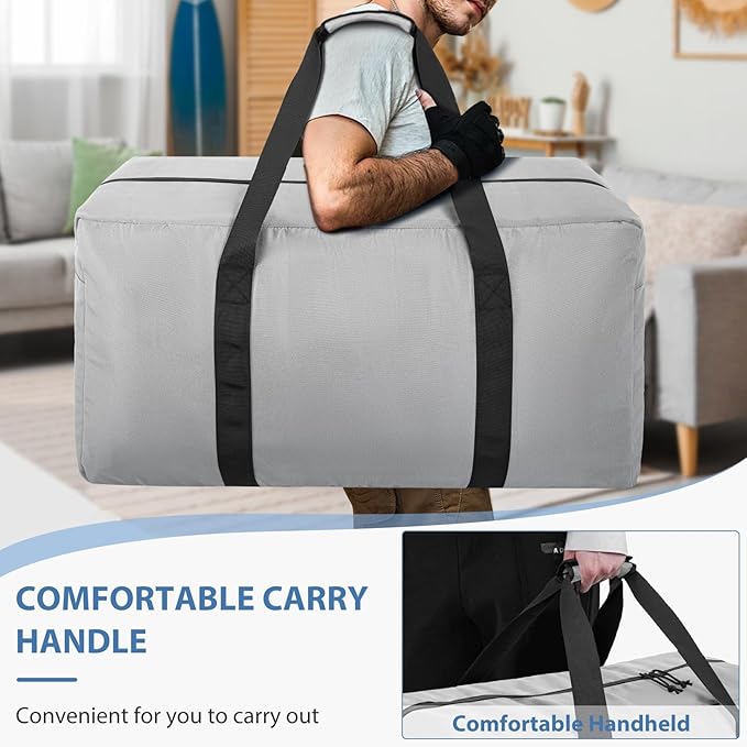 Extra Large Travel Duffle Bag, 120L Gear Bag for Men and Women, Storage Bag Ideal for Overnight