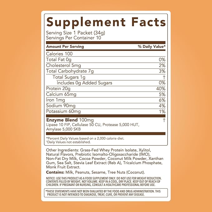 Clean Simple Eats Whey Protein Powder, Chocolate Peanut Butter Flavor Naturally Sweetened, 100%