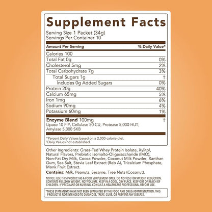 Clean Simple Eats Whey Protein Powder, Chocolate Peanut Butter Flavor Naturally Sweetened, 100%