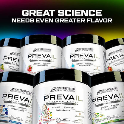 Prevail Pre Workout Powder with Nootropics: Pre Workout for Men and Women, Cutting Edge Energy and