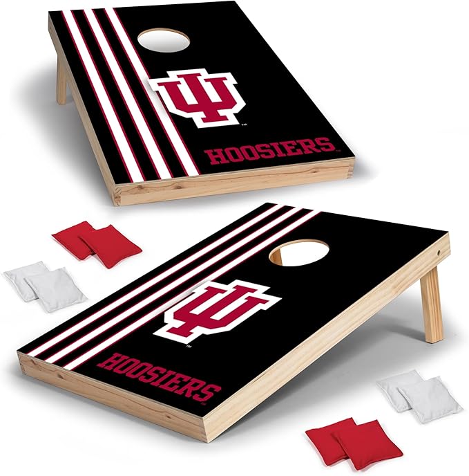 2' x 3' Solid Wood Cornhole Set with Direct Print HD Team Graphics – Great Gift for Any NCAA Fan!