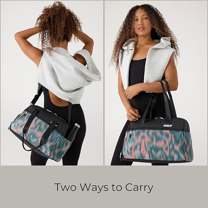 Vooray 25L Trainer Duffel Bag ??Lightweight Travel Duffel for Women and Men with Shoe Pocket