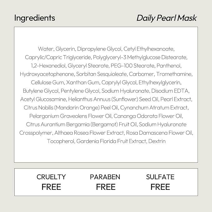 LAPCOS Pearl Sheet Mask, Daily Face Mask with Probiotics to Clarify Skin, Korean Beauty Favorite