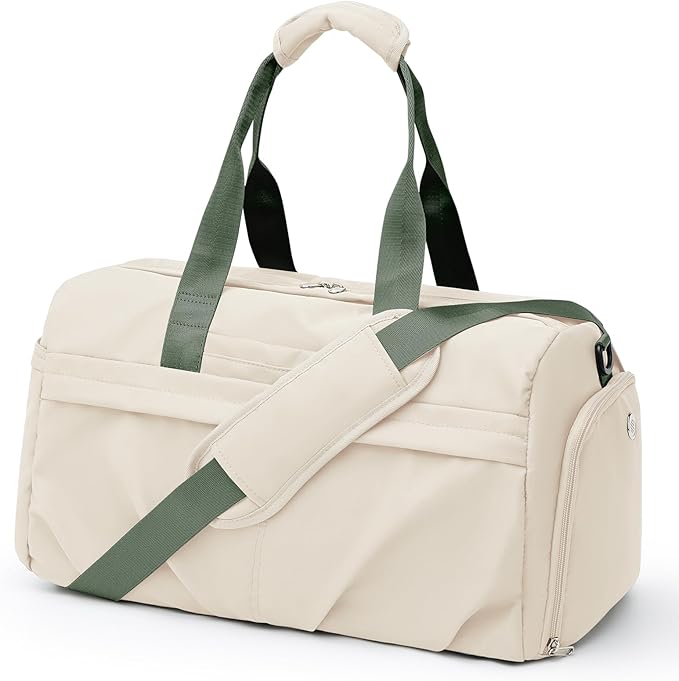 Gym Bag for Women Duffle Bag with Shoe Compartment Yoga Mat Bag Sports Workout Bag Weekend