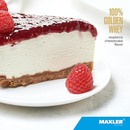 Maxler 100% Golden Whey Protein - 24g of Protein per Serving - Premium Whey Protein Powder for Pre