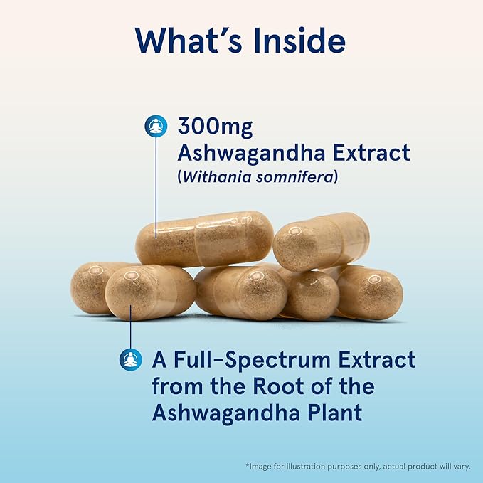 Jarrow Formulas® Ashwagandha Capsules, 300 mg Supplement Supports Normalized Resistance to Mental