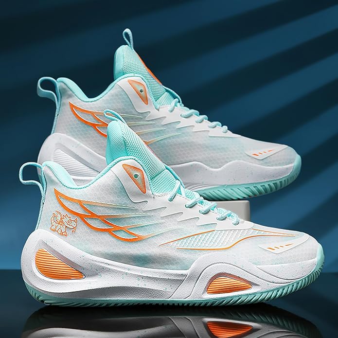 High Top Womens Mens Basketball Shoes Breathable Non Slip Outdoor Sneakers Comfortable Fashion
