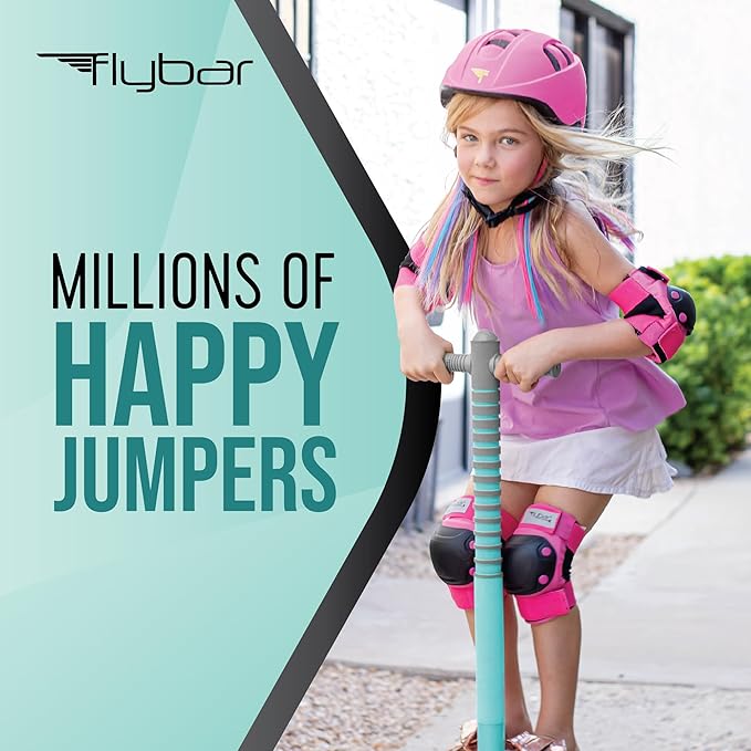 Flybar Maverick Pogo Stick for Kids Ages 5+, 40 to 80 Pounds, Perfect for Beginners, Easy Grip