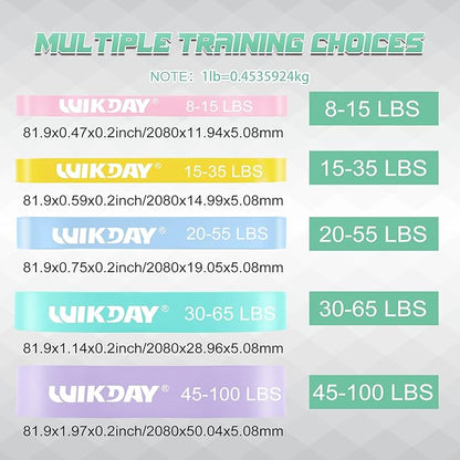 Resistance Bands, Pull Up Bands, Workout Bands for Exercise, Thick Heavy Resistance Band Set with