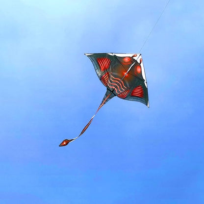 Mint's Colorful Life Devil Fish Kite for Kids and Adults，Easy to Fly Delta Kites Single Line Large