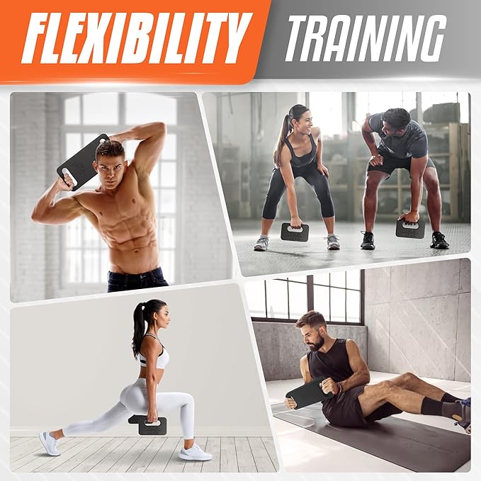 Yes4All Ruck Weight Plate, Cast Iron Rucking Plates with Wide Grip for Swings, Squat, Strength