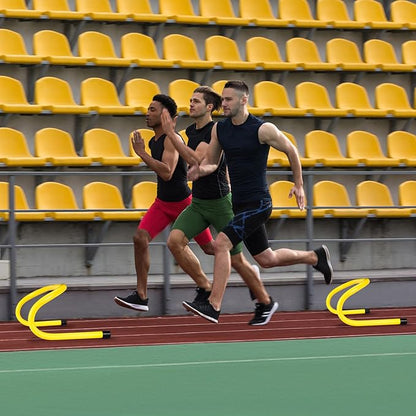Wettarn 18 Pcs 6" Speed Training Hurdles Durable Agility Training Hurdle Agility Plyometric and All