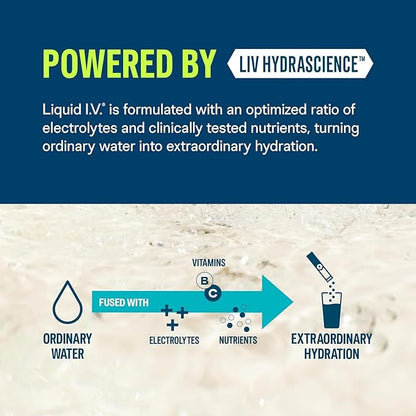 Liquid I.V.® Hydration Multiplier Sugar Free – Raspberry Lemonade | Electrolyte Powder Drink Mix |