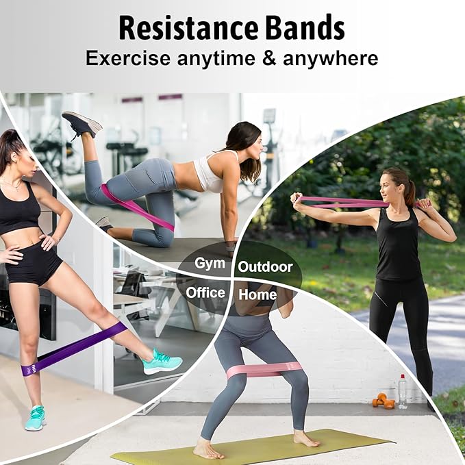 Resistance Bands for Working Out, Exercise Bands Resistance Bands Set with 5 Resistance Levels