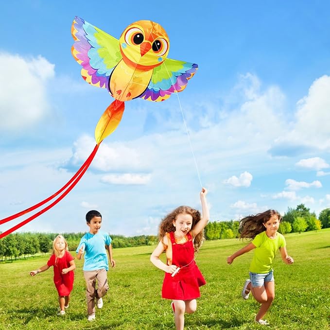 HENGDA KITE Animals Kite for Kids Beginners and Adults Cute Design High Definition Printing Easy to