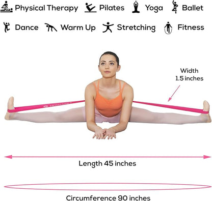 Zenmarkt Ballet Stretch Bands for Flexibility and Strength - Stretch Bands Ideal to Have as Dance