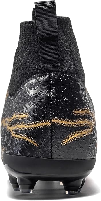Kids Soccer Cleats Boys Girls Training Football Cleats Youth High-top Soccer Shoes for Little/Big