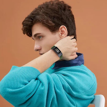 Elastic Braided Bands Compatible with Fitbit Charge 5/Fitbit Charge 6 for Women Men, Breathable