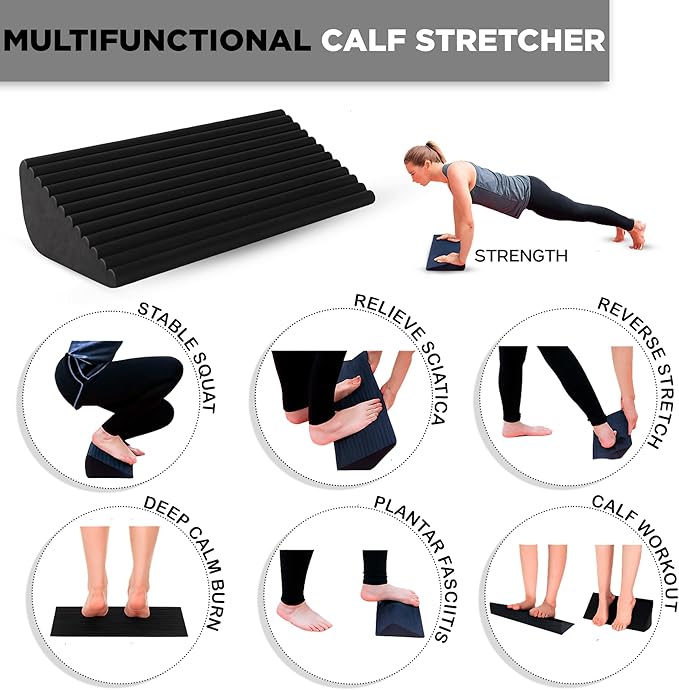 Slant Board for Calf Stretching | Ankle Balance Board, Ankle Exerciser Strengthener for Relief of