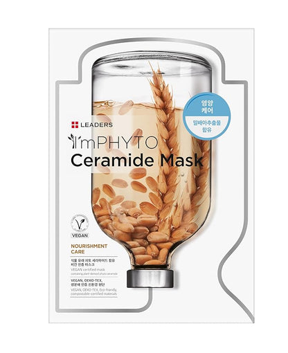 I'MPHYTO Leaders Facial Mask 10 Sheet Ceramide Vegan Mask | Deep Nourishing & Skin Barrier