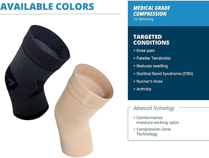 OS1st KS7 Performance Knee Brace with Compression Zone Technology?“Stabilizing Knee Sleeve for Pain