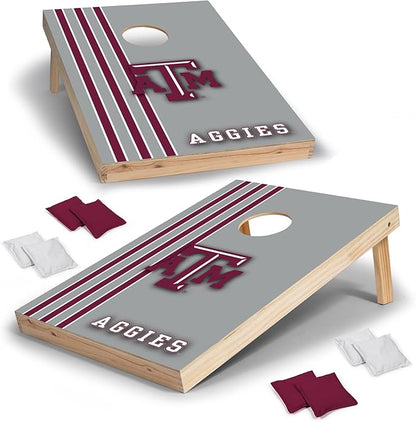 2' x 3' Solid Wood Cornhole Set with Direct Print HD Team Graphics – Great Gift for Any NCAA Fan!