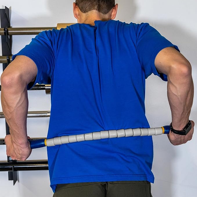 Massage Stick 24" Handheld Spindle Massage Roller - Full Body Muscle Recovery & Myofascial Release
