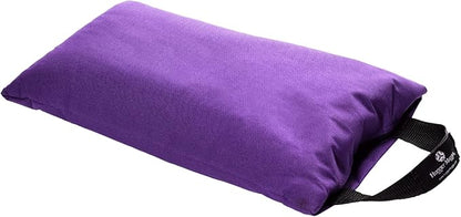Hugger Mugger 10lb Yoga Sandbag - Adds Weight to Your Poses, Zipper Cover, Sturdy Handle, Silica