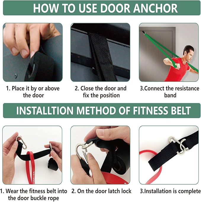 Exercise Bands Resistance Bands for Working Out,Pull Up Bands Set,at Home Workout Equipment,Workout