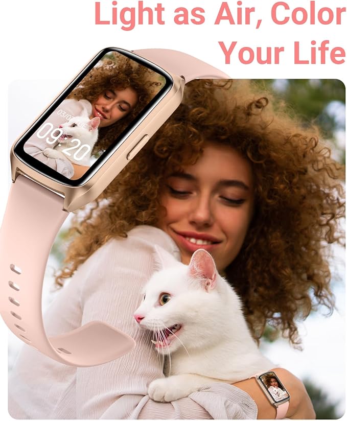 Health Fitness Tracker with 24/7 Heart Rate, Blood Oxygen, Blood Pressure, Sleep Tracker, 5ATM