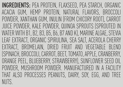 Vega Protein + Nutrition - 20g Plant-Based Pea Protein, Vanilla, 18 Servings, Vegan Keto Superfood