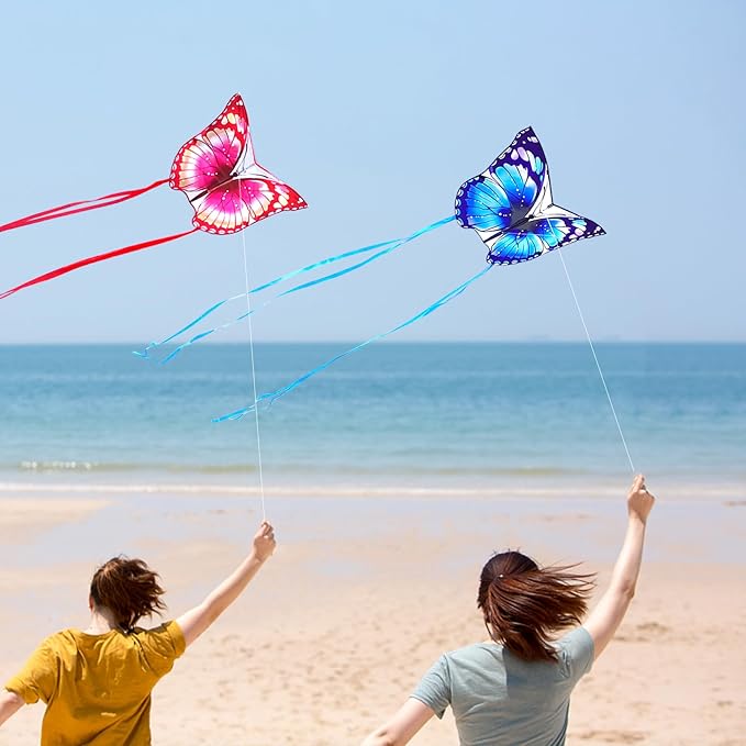 Mint's Colorful Life Butterfly Kite for Kids & Adults Easy to Fly, Large Single Line Kites with