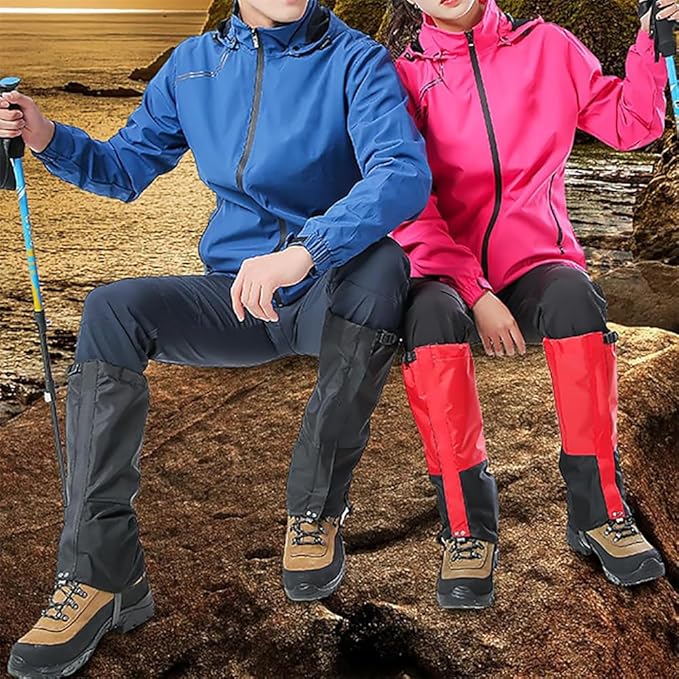 Leg Gaiters for Hiking Boots,900D Waterproof Hunting Hiking Gaiters Adjustable Snow Boot Gaiters