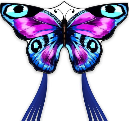 Colorful Butterfly Kite,Easy to Fly Large Outdoor Kite for Kids & Adults, Beach & Park Toys with