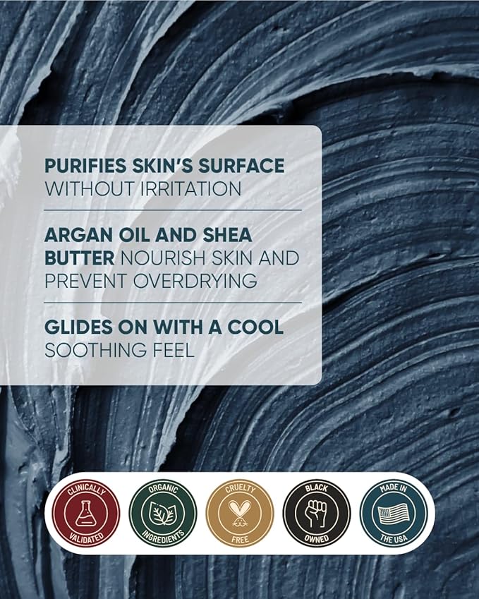 Buttah Skin Charcoal Detox Mask 1 fl oz e 30 mL - Activated Charcoal - African Butters - Rose Water