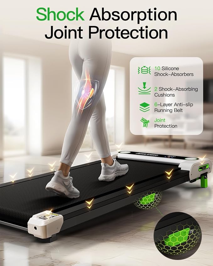 Walking Pad with Incline, Akluer Incline Treadmills for Home, 2.5 HP Under Desk Treadmill Small