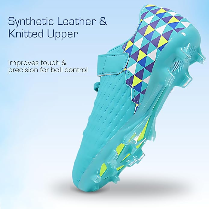 Soccer Cleats for Kids & Youth | Lightweight Football Shoes for Firm Ground | Durable Girls & Boys