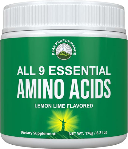 All 9 Essential Amino Acids Powder with 26 Clinical Studies. EAAs 32X Effective vs BCAA / BCAAS
