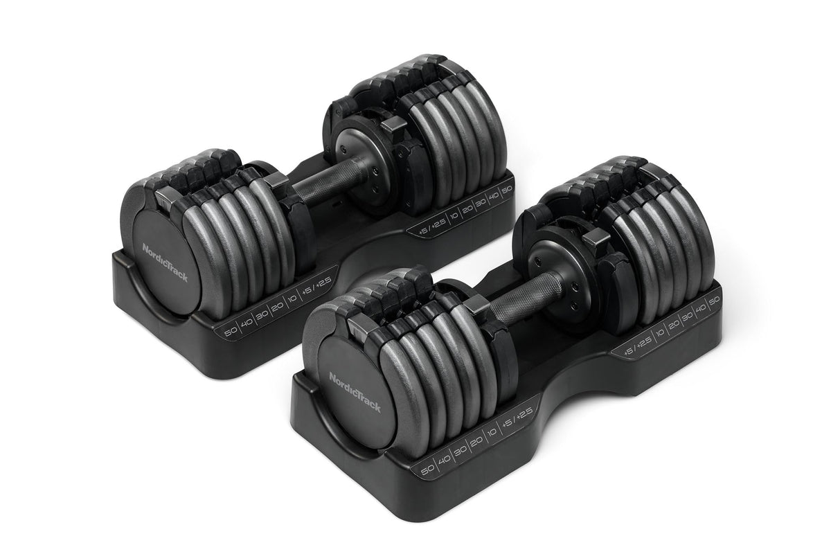 NordicTrack 55 lb Select-a-Weight Dumbbell Pair