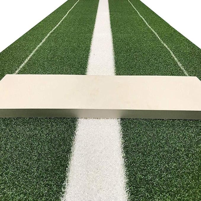 Premium 10 Feet X 3 Feet Softball Pitching Mat in Green Color Softball Pitching Aids For Indoor or