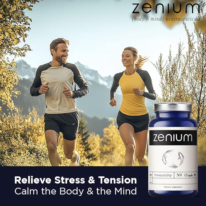Zenium - Relieve Stress, Tension, Worry, Nervousness, & Irritability | Calm The Mind & Body |